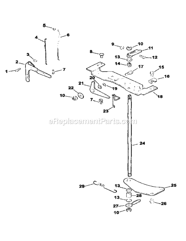 Cv18s-61573 Engine Controls Diagram and Parts List for M48-KHS 53AB5B5M750 Cub Cadet Sprayer